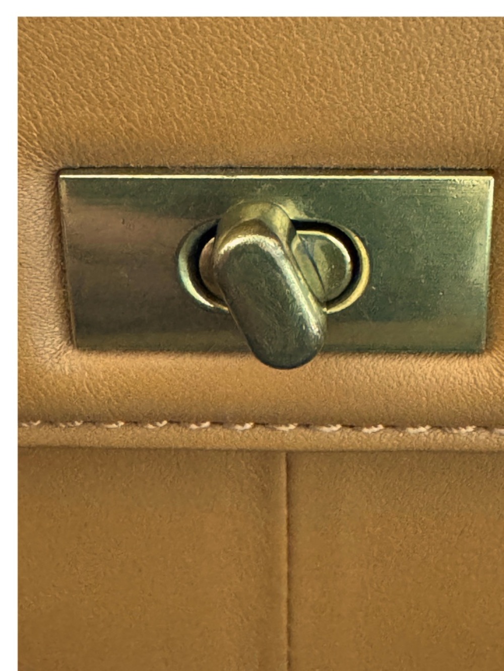 J.Crew Leather Cognac Brown Top Handle Satchel Bag - Picture 8 of 12